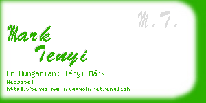 mark tenyi business card