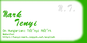 mark tenyi business card